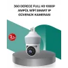 Kablosuz 360° Döner Başlıklı Full HD Güvenlik Kamerası