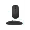 Kablosuz Mouse Fare Şarjlı Bluetooth Wireless Çift Modlu Sessiz