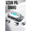 Kablosuz Powerbankli Oyuncu Kulaklığı Gürültü Önleyici
