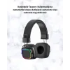 Kablosuz RGB Işıklı Katlanabilir Bluetooth Kulak Üstü Kulaklık