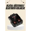 Kablosuz Şarj Göstergeli Powerbank Özellikli Bluetooth Kulaklık Çağrı Cevaplayabilen