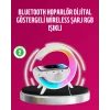 Kablosuz Şarjlı LED Masa Lambası Çalar Saat ve Beyaz Gürültü Özellikli