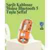 Kablosuz, Sessiz, Ergonomik ve Şarjlı Fare - Gelişmiş Çoklu Cihaz Desteği