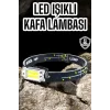 Kamp Feneri Balıkçı Feneri Başlıklı Suya Dayanıklı Kafa Lambası