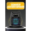 Karaoke Mikrofonlu Fm Radyolu Bluetooth Hoparlör Yüksek Ses Kaliteli