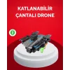 Katlanabilir Drone 1080P Kamera 0-100m Uçuş Mesafeli