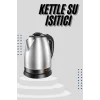 Kettle C F Tipi 220-240V Paslanmaz Çelik Elektrik Kablolu Otomatik Kapanma