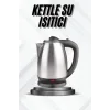 Kettle Su Isıtıcı C F Priz Uyumlu 220 - 240 V Paslanmaz Çelik Kablolu
