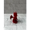 Kırmızı Ejderha Biblo 12 cm Dekoratif Fantastik Obje Hediyelik Süs Eşyası