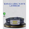 Kompakt LED Kafs Feneri USB Şarjlı Manyetik 2 Işık Modlu 215 Lümen