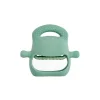 Koyu Yeşil Bebek Silikon Diş Kaşıyıcı