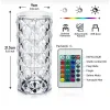 Kristal LED Kumandalı Ve Dokunmatik Masa Lambası