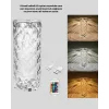 Kristal RGB LED Masa Lambası – Renkli Kumandalı Işık, Dekoratif ve Enerji Tasarruflu