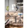 Kumandalı Tripod Telefon Tutucu Selfie Çubuğu 360 Derece Dönebilen