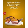 Kutlama ve Etkinliklere Özel LED Işıklı Gözlük