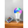 Led Ampul Enerji Dostu RGB Işıklı 100W Led Işık