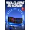 LED Matrix Panel RGB Ekran Kumandalı Araç Camına Uygun