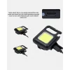 LED Mini Anahtarlık Fener – 1000 Lümen Güçlü Işık ve USB Type-C Şarjlı