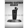 Makaralı Bluetooth Kulakiçi Yaka Kulaklığı Kablosuz Kulaklık