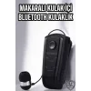 Makaralı Bluetooth Kulaklık Çağrı Cevaplama Kablolu Uzun Pil Ömrü