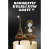 Masa Biblosu Dekoratif Süs Kum Saati Eyfel Kulesi Hediyelik Kum Saati