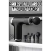 Masaj Tabancası 4 Başlıklı Kas ve Vücut Ağrıları İçin Şarjlı Darbeli