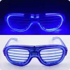 Mavi Led Işıklı Parti Gözlüğü - Neon 3 Modlu