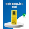 Mini Tetris El Aterisi – Taşınabilir Retro Oyun Konsolu, Pil ile Çalışan Klasik Model