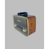 Nostalji Bluetooth Radyo FM AM SW Ahşap Eskitme Tasarım