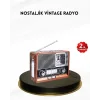 Nostaljik Radyo – Şık Dekoratif Tasarım ve Güvenli 2 Yıl Garanti