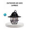 Outdoor Retro Kamp Işığı Uzun Ömürlü Pil Taşınabilir Suya Dayanıklı