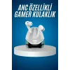 Oyuncu Kulaklığı Mikrofonlu Gürültü Engelleme Gecikme Önleyici Bluetooth Kulaklık