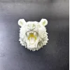 Özel Tasarım Beyaz Ayı Duvar Aksesuarı 3D Dekoratif Heykel 25x19 cm