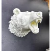 Özel Tasarım Beyaz Ayı Duvar Aksesuarı 3D Dekoratif Heykel 25x19 cm