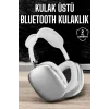 P9 Air Max Kablosuz 5.0 Mikrofonlu Bluetooth Kulaklık Beyaz Yüksek Ses Kaliteli