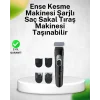 Paslanmaz Bıçaklı, Şarjlı ve Sessiz Saç Sakal Kesme Makinesi – Ev Kullanımı İçin İdeal