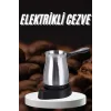 Paslanmaz Çelik Türk Kahvesi Makinesi 6 Fincan Kpasiteli Elektrikli Cezve