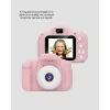 Pembe Mini 1080p HD Çocuk Kamera – 8MP, Video Kaydı,TF Kart Destekli