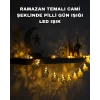 Pilli Ramazan ve Bayram LED Işık Zinciri Cami Temalı Dekoratif