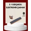 Plazma Ark Teknolojili Elektrikli Çakmak – Dokunmatik, LED Göstergeli, Şarj Edilebilir