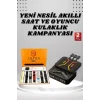 Powerbank Kulaklık ve 7 Kordonlu Akıllı Saat Çoklu Şarj Girişi Bluetooth Bağlantılı