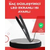 Profesyonel 2025 Saç Düzleştirici Isı Ayarlı Titanyum Seramik Plakalı A Kalite Orijinal