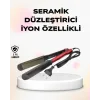 Profesyonel Titanyum Saç Düzleştirici – Ayarlanabilir Isı ve Hızlı Isınma Özellikli
