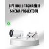 Projeksiyon Cihazı 4K Destekli Kablosuz Bağlantılı Bluetooth 5.0