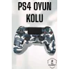 PS4 Oyun Kolu Kamuflaj Desenli Joystick