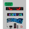 RGB Kayar Yazılı LED Reklam Ekranı – USB Bağlantılı Esnek Tasarım