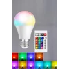 RGB Led Lamba Led Işık Ampul Renk Değiştirebilen 100 Watt