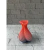 Romantik Kalp Figürlü Süslük Vazo Modern Tasarım 15 cm