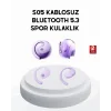 S05 Bluetooth 5.3 Kulaklık IPX4 Su Geçirmez Hızlı Eşleşme Güçlü Stereo Ses