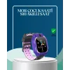 S10 Mor Çocuk Takip Saati Elektronik Bariyer ve Sesli Mesaj Destekli